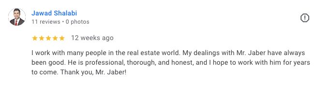 Five-star Google review screenshot from the original IRJ website, 2 of 5
